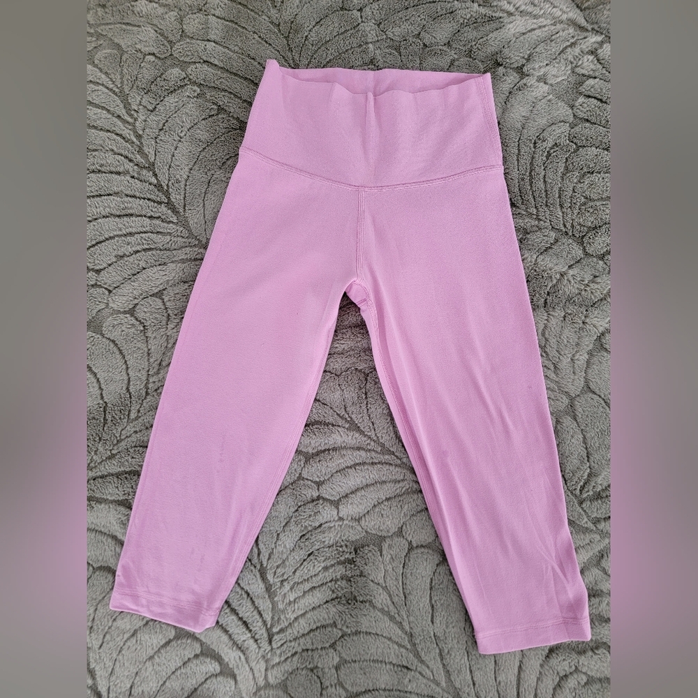 TNA Pink Cropped Leggings